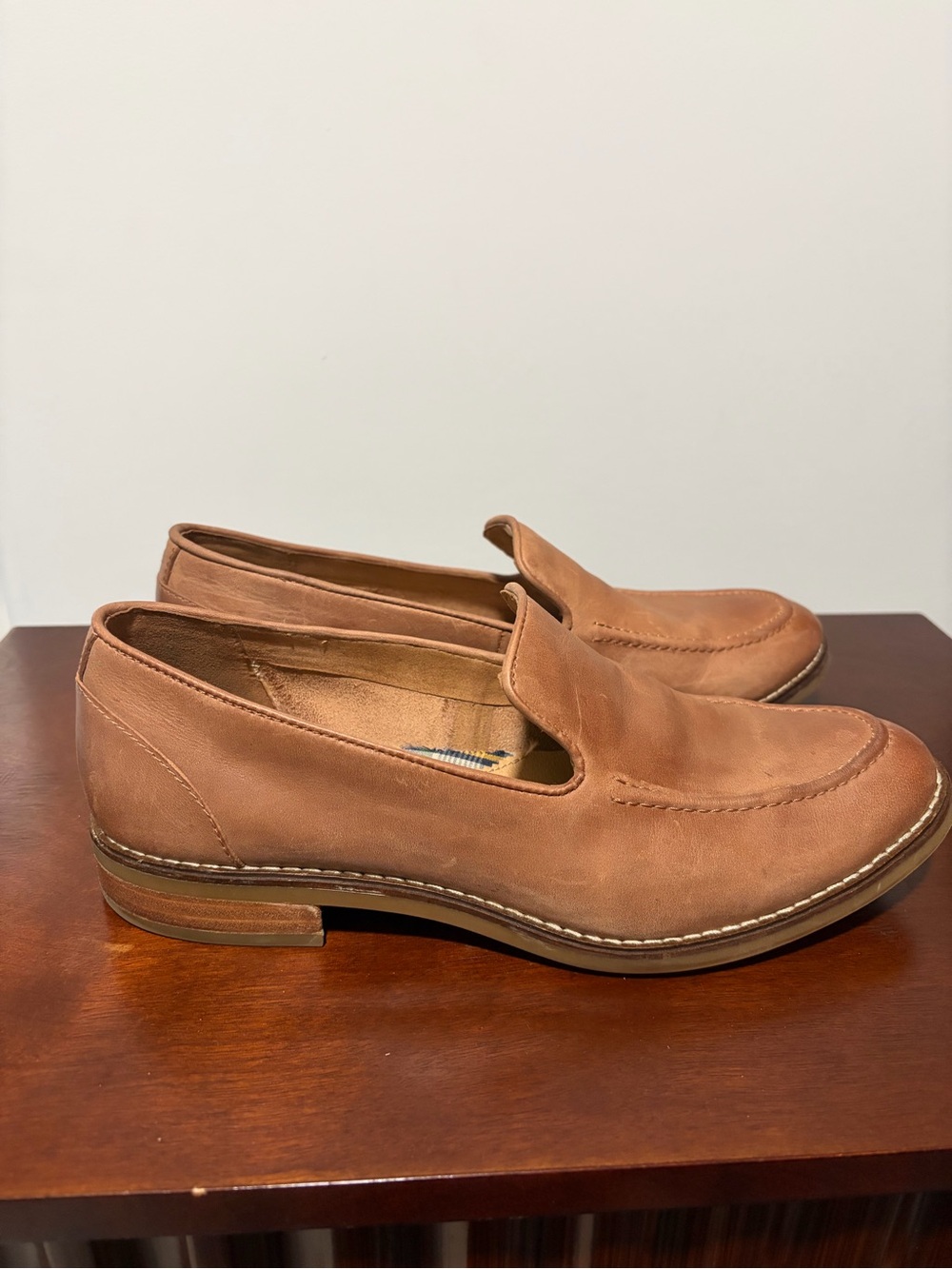 Sperry Woman’s Brown Leather Slip-On Loafers - Picture 2 of 7